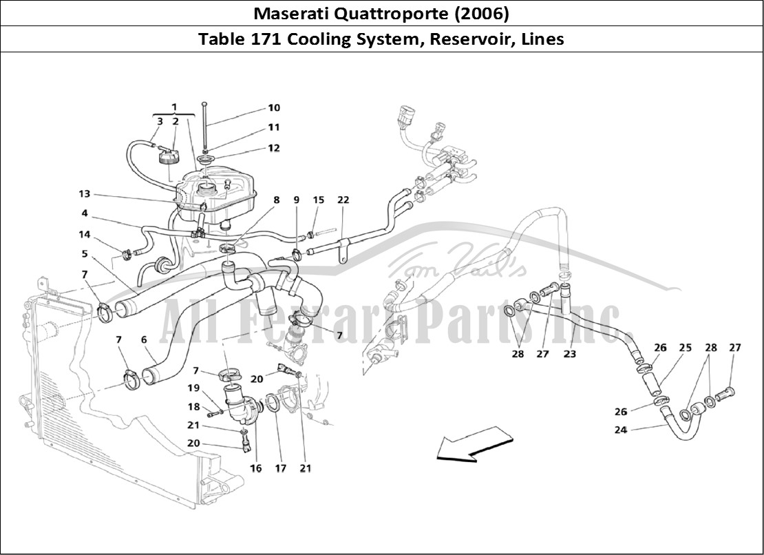 Ferrari Parts Maserati QTP. (2006) Page 171 Cooling System: Nourice A