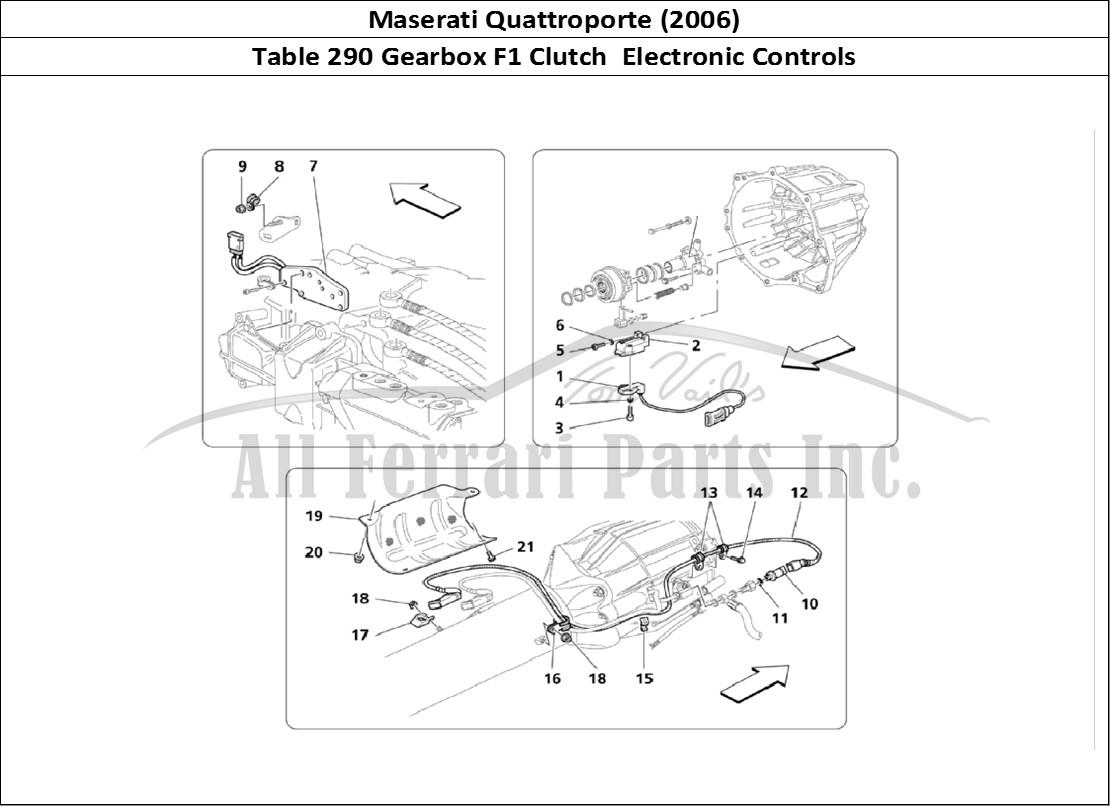 Ferrari Parts Maserati QTP. (2006) Page 290 Clutch Electronic Control