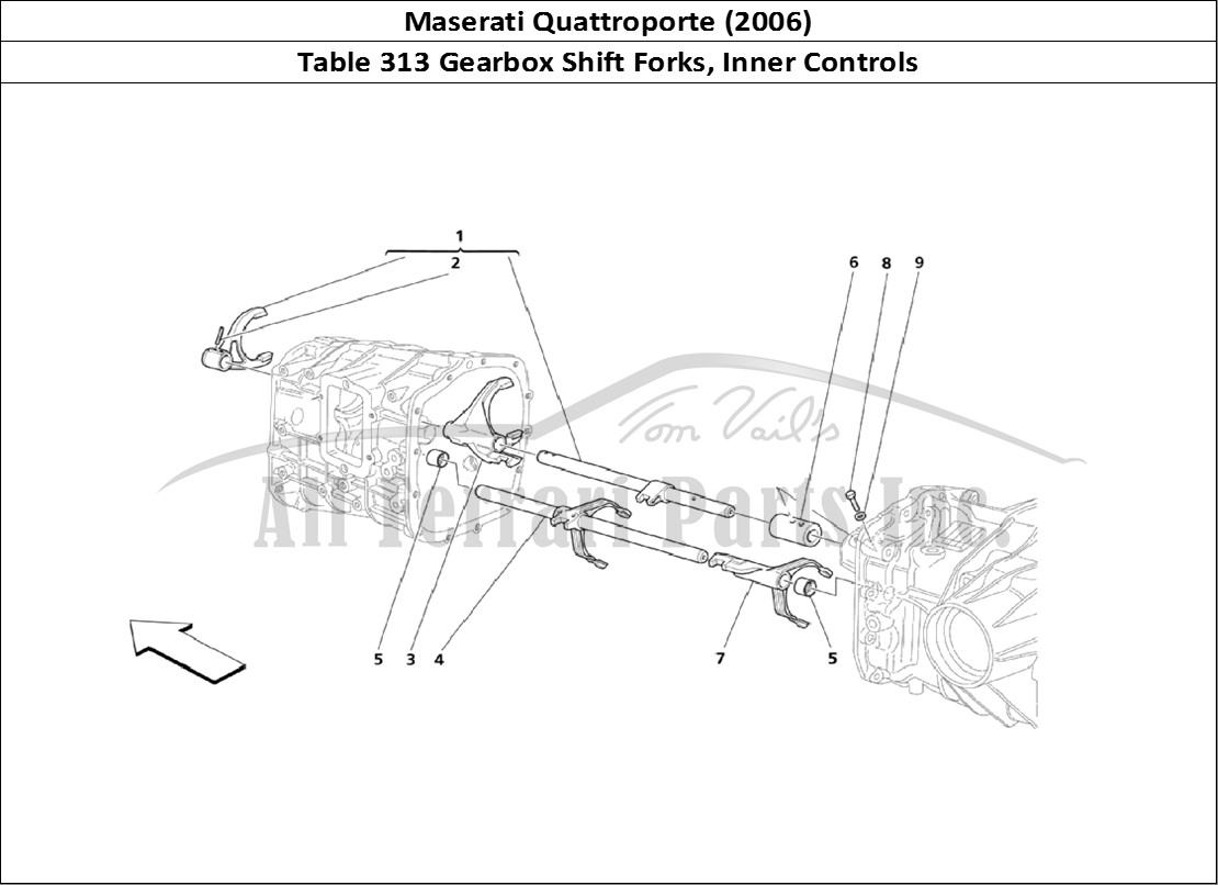 Ferrari Parts Maserati QTP. (2006) Page 313 Inside Gearbox Controls