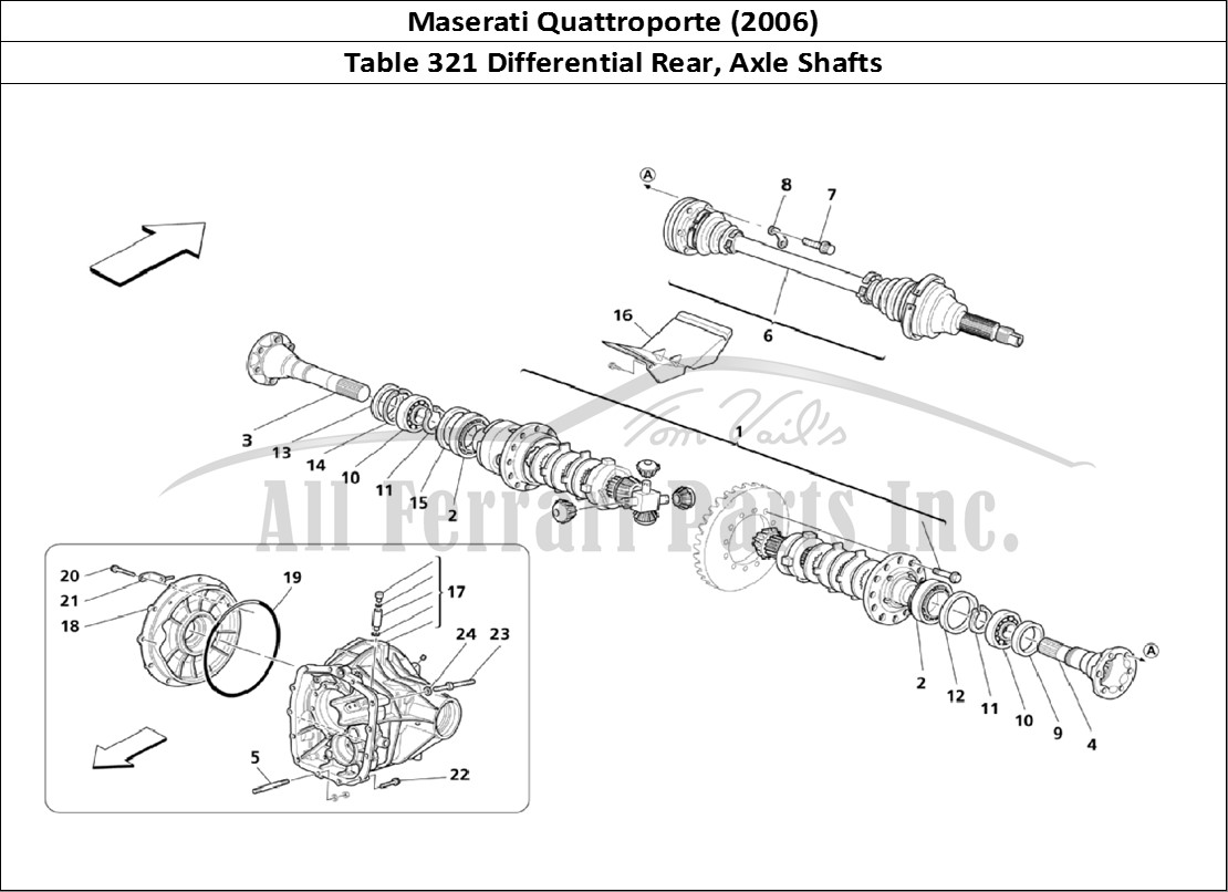 Ferrari Parts Maserati QTP. (2006) Page 321 Rear Differential And Axl