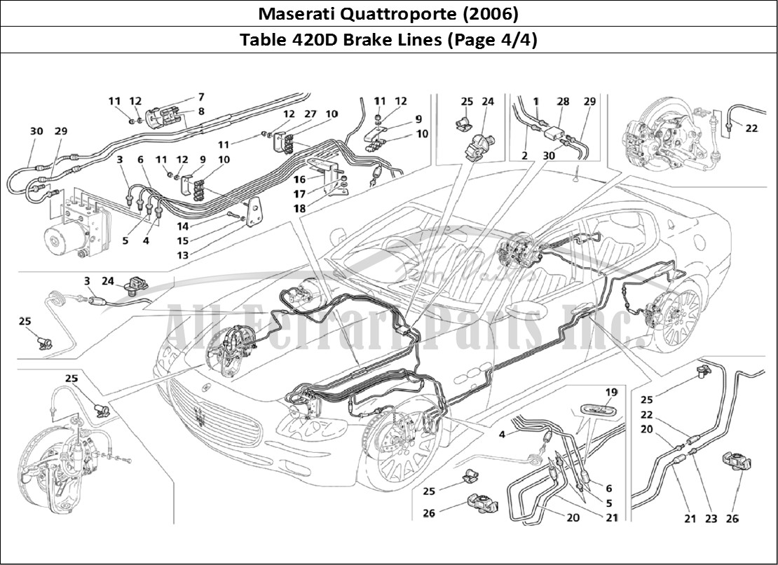 Ferrari Parts Maserati QTP. (2006) Page 420 Piping (Page 4/4)