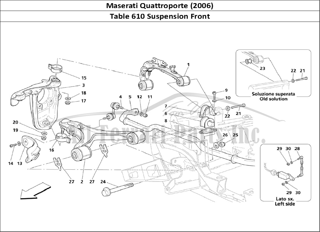 Ferrari Parts Maserati QTP. (2006) Page 610 Front Suspension