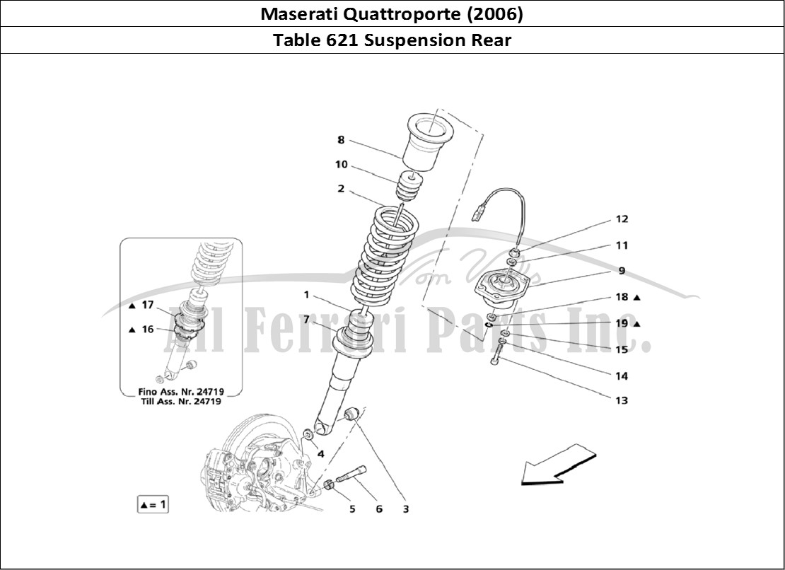 Ferrari Parts Maserati QTP. (2006) Page 621 Rear Suspension Parts