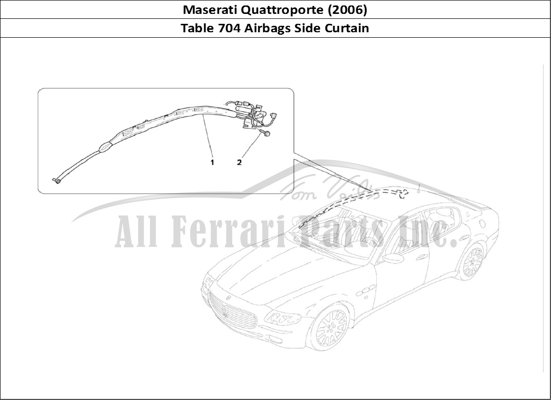 Ferrari Parts Maserati QTP. (2006) Page 704 Window-Bag System