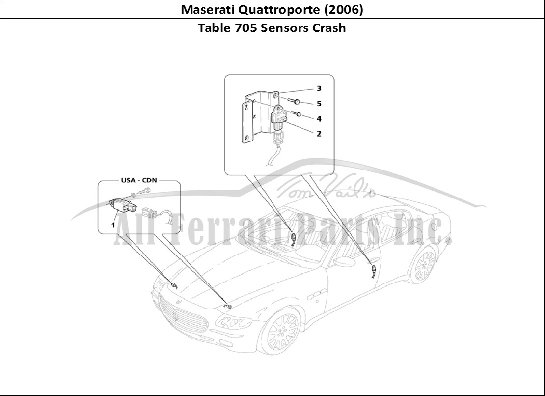 Ferrari Parts Maserati QTP. (2006) Page 705 Crash Sensors