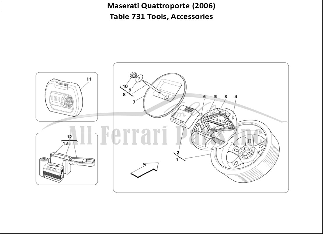 Ferrari Parts Maserati QTP. (2006) Page 731 Tools And Accessories