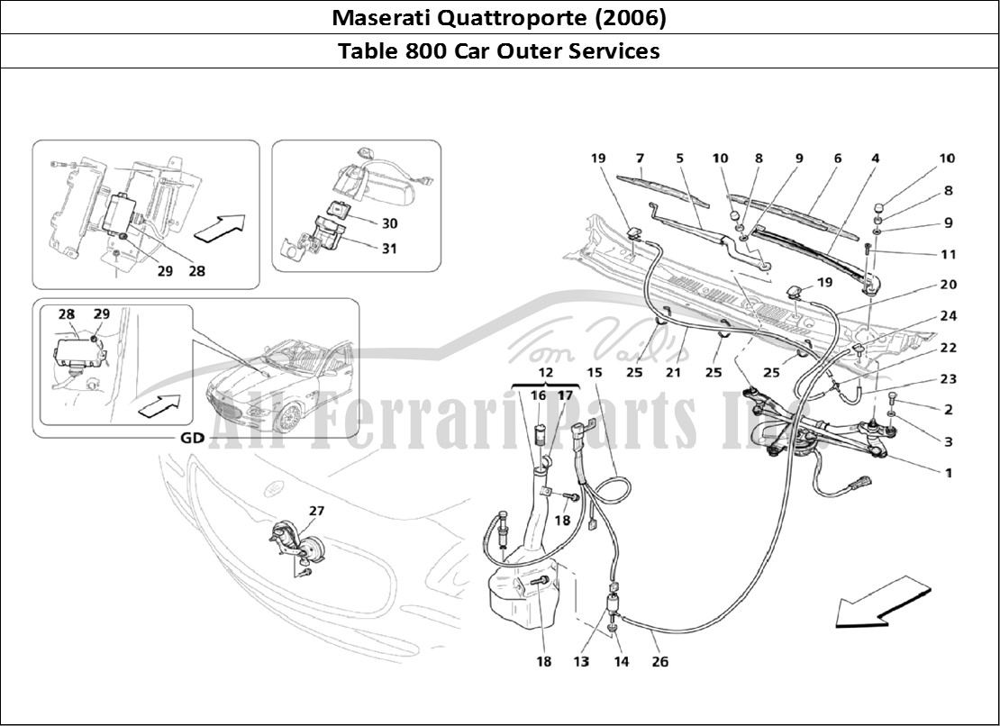 Ferrari Parts Maserati QTP. (2006) Page 800 Car Outer Services