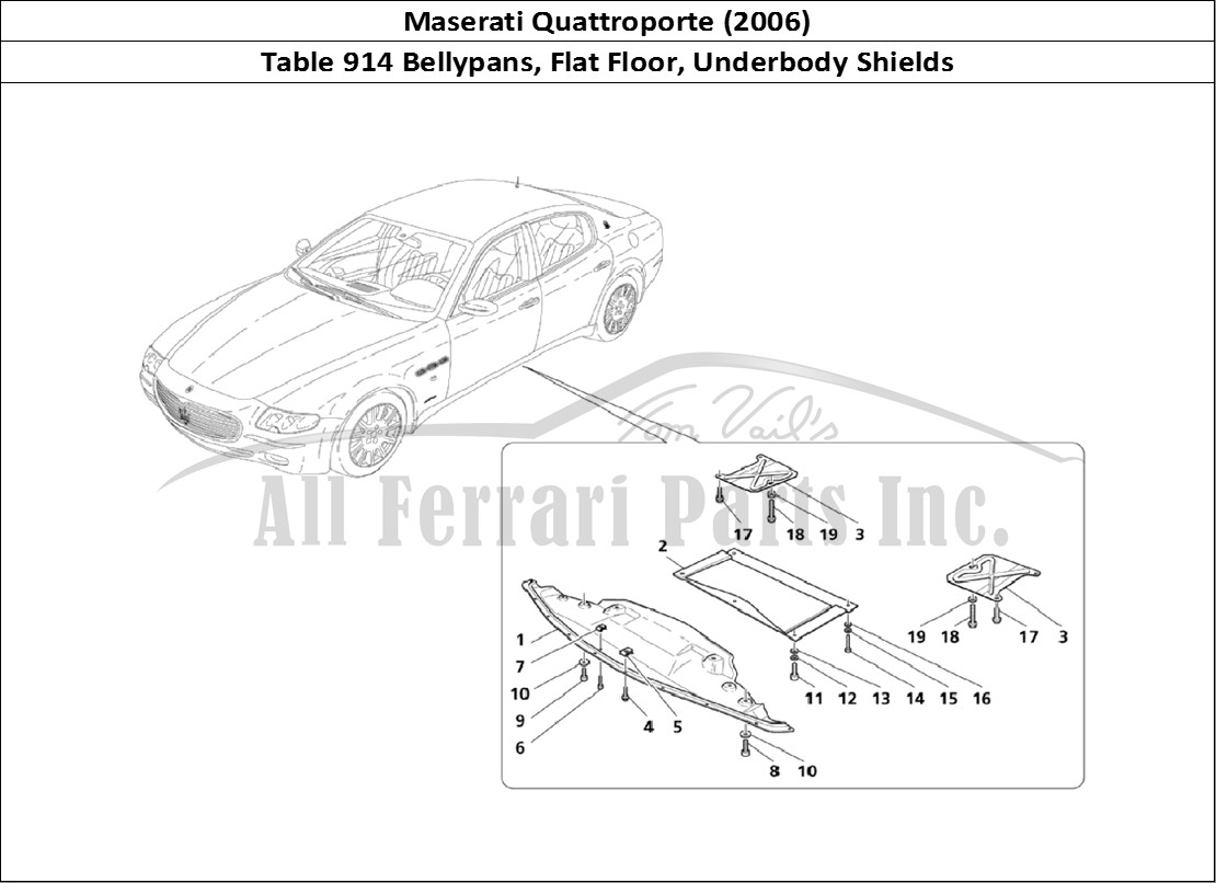 Ferrari Parts Maserati QTP. (2006) Page 914 Flat Floor And Underbody