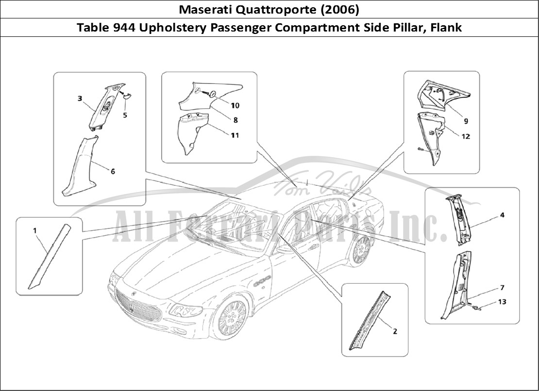 Ferrari Parts Maserati QTP. (2006) Page 944 Side Flank And Passengers