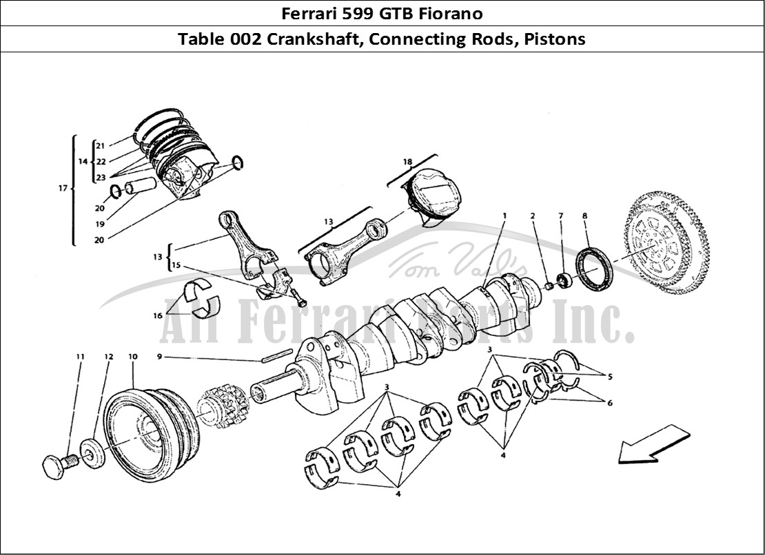 Ferrari Parts Ferrari 599 GTB Fiorano Page 002 Driving Shaft - Connectin