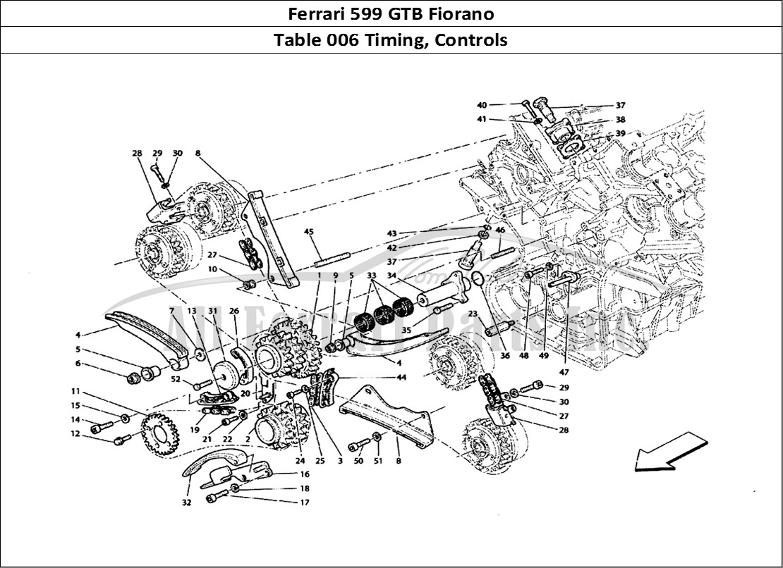 Ferrari Parts Ferrari 599 GTB Fiorano Page 006 Timing - Controls