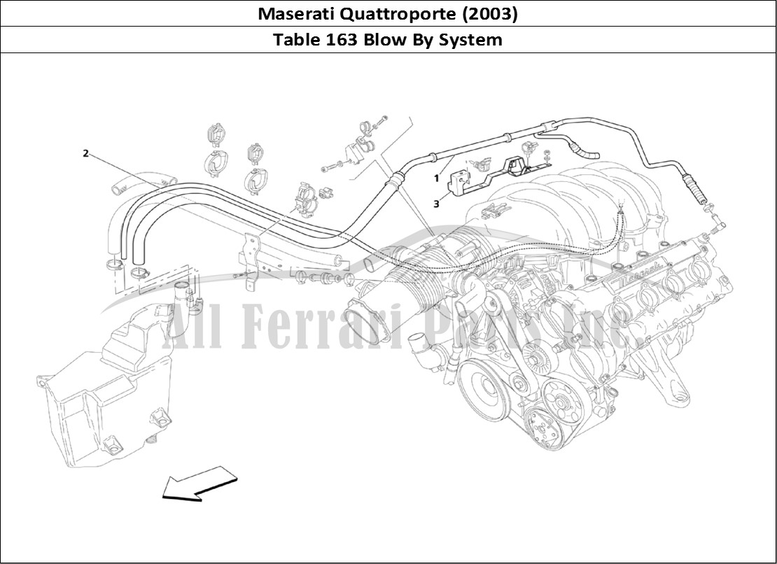 Ferrari Parts Maserati QTP. (2003) Page 163 Blow-by System