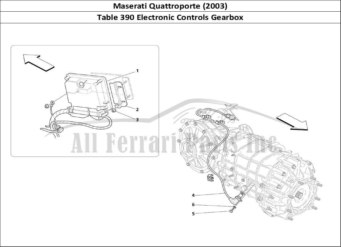 Ferrari Parts Maserati QTP. (2003) Page 390 Electronic Controls (Gear