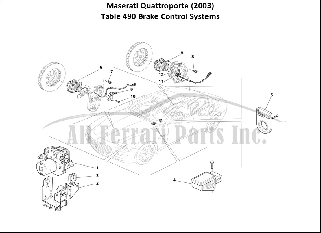 Ferrari Parts Maserati QTP. (2003) Page 490 Braking Control Systems