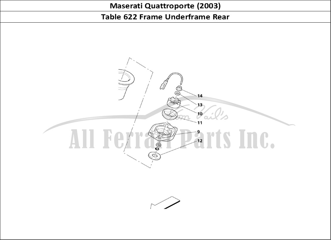 Ferrari Parts Maserati QTP. (2003) Page 622 Rear Underframe