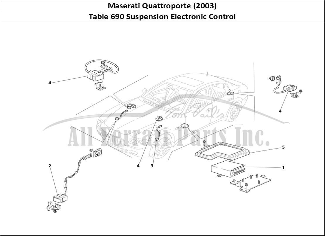 Ferrari Parts Maserati QTP. (2003) Page 690 Electronic Controls (Susp