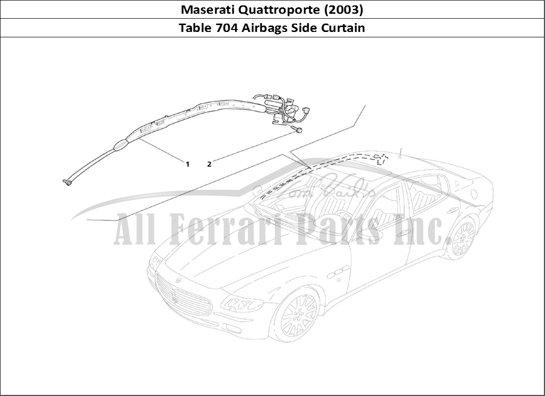 Ferrari Parts Maserati QTP. (2003) Page 704 Window-Bag System