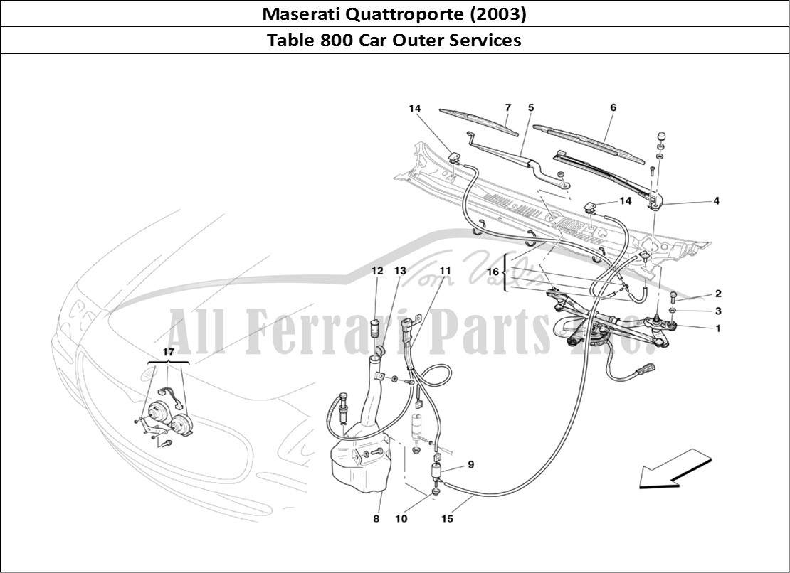Ferrari Parts Maserati QTP. (2003) Page 800 Car Outer Services
