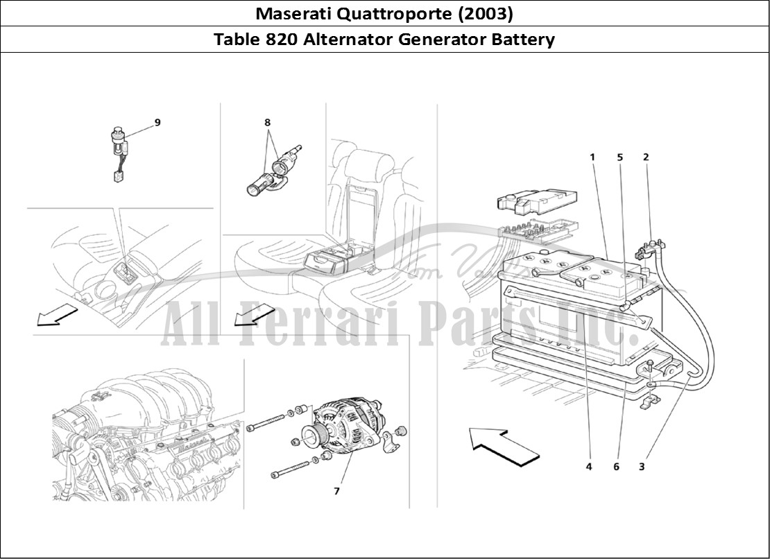 Ferrari Parts Maserati QTP. (2003) Page 820 Current Production And St