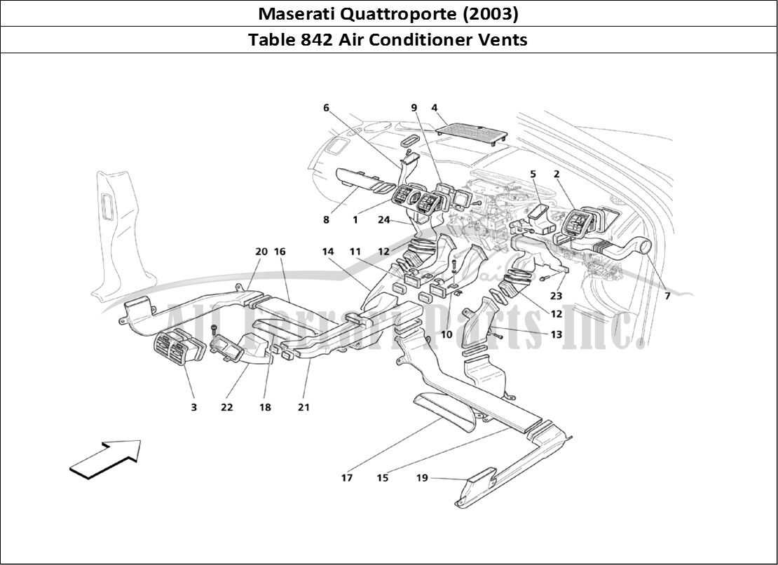 Ferrari Parts Maserati QTP. (2003) Page 842 A.C. Group: Diffusion