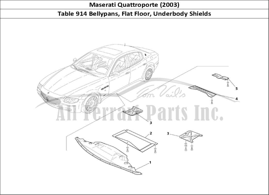 Ferrari Parts Maserati QTP. (2003) Page 914 Flat Floor And Underbody