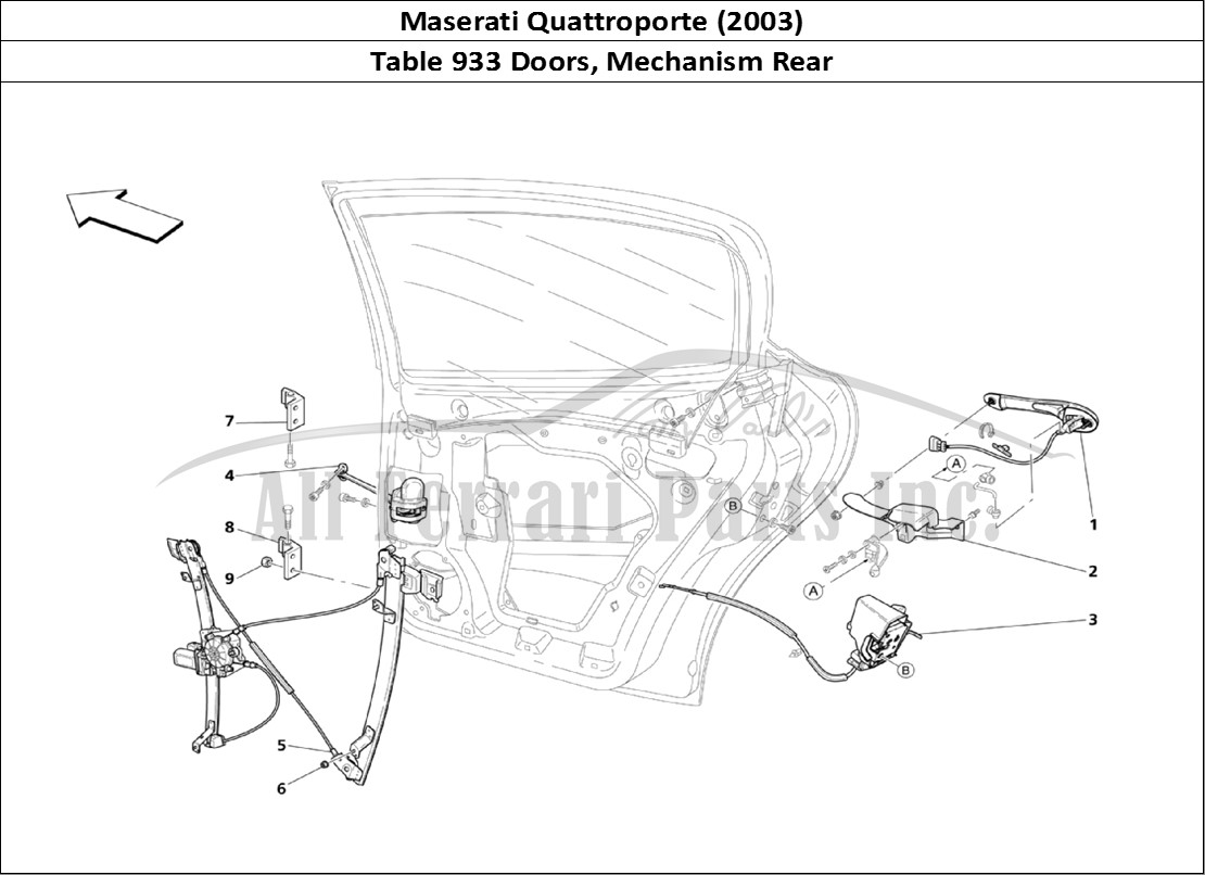 Ferrari Parts Maserati QTP. (2003) Page 933 Rear Doors: Movement Dev