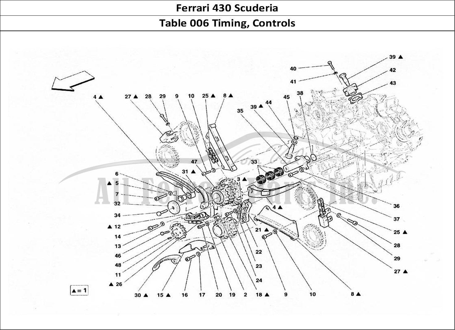 Ferrari Parts Ferrari 430 Scuderia Page 006 Timing - Controls