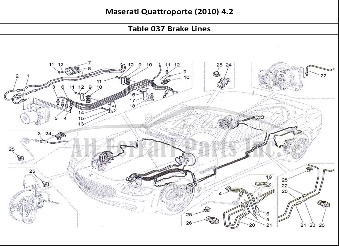 Ferrari Parts Maserati QTP. (2010) 4.2 Page 037 Lines
