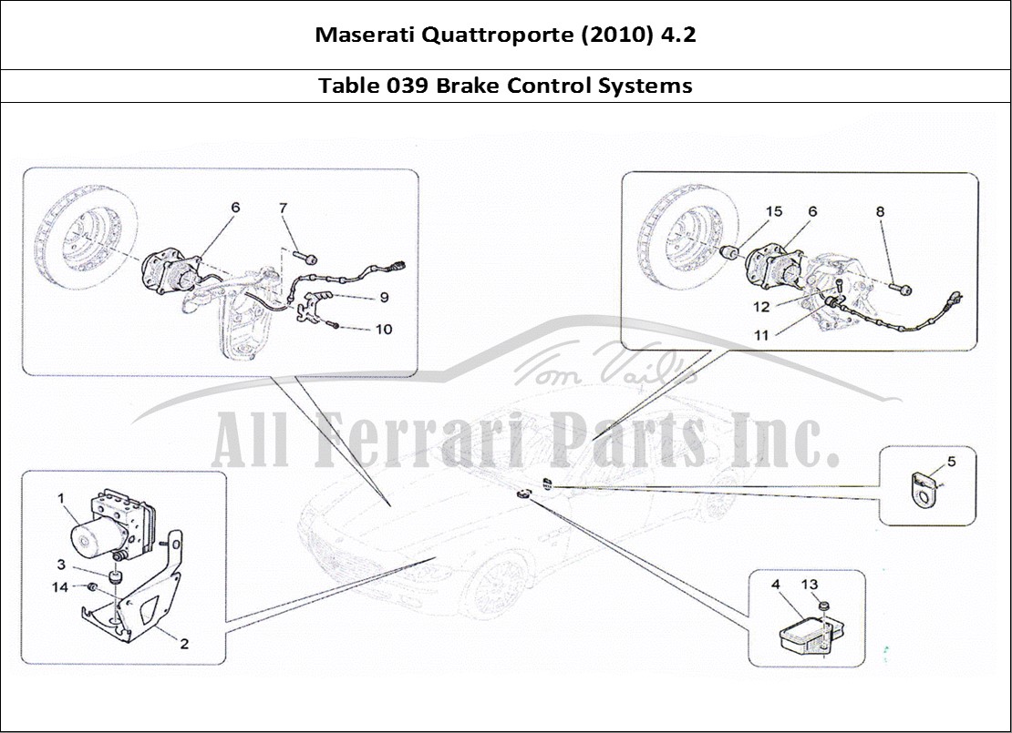 Ferrari Parts Maserati QTP. (2010) 4.2 Page 039 Braking Control Systems