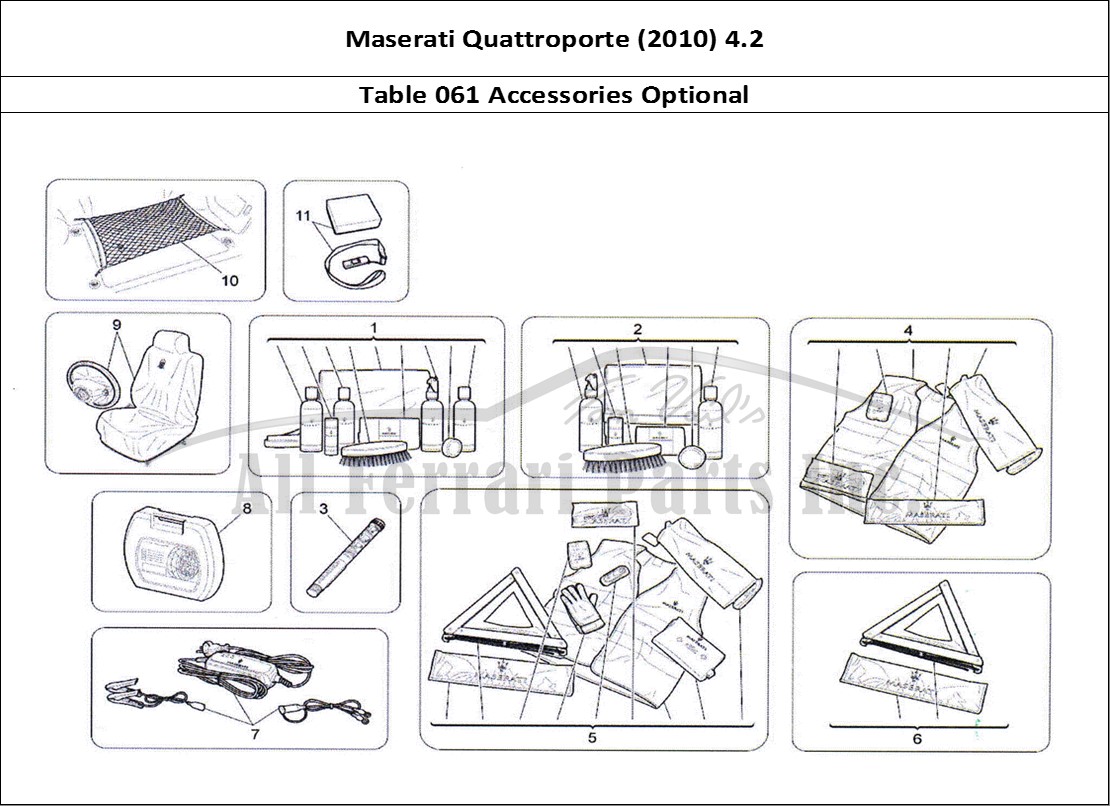 Ferrari Parts Maserati QTP. (2010) 4.2 Page 061 After Market Accessories