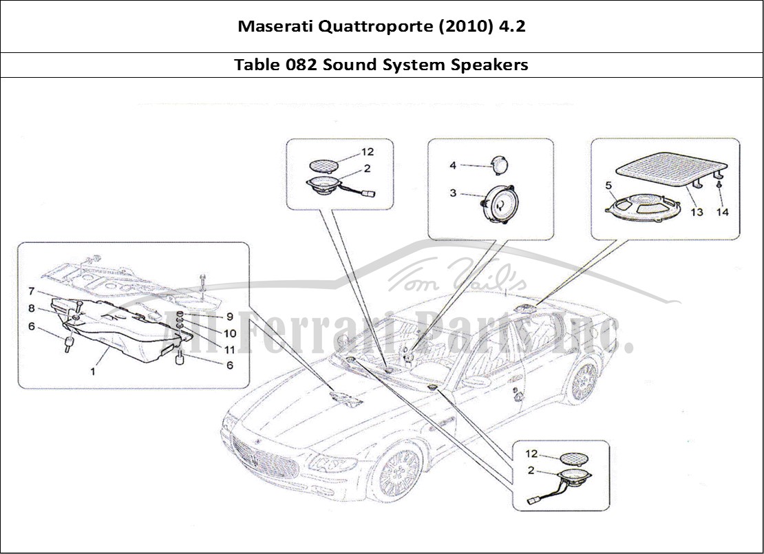 Ferrari Parts Maserati QTP. (2010) 4.2 Page 082 Sound Diffusion System