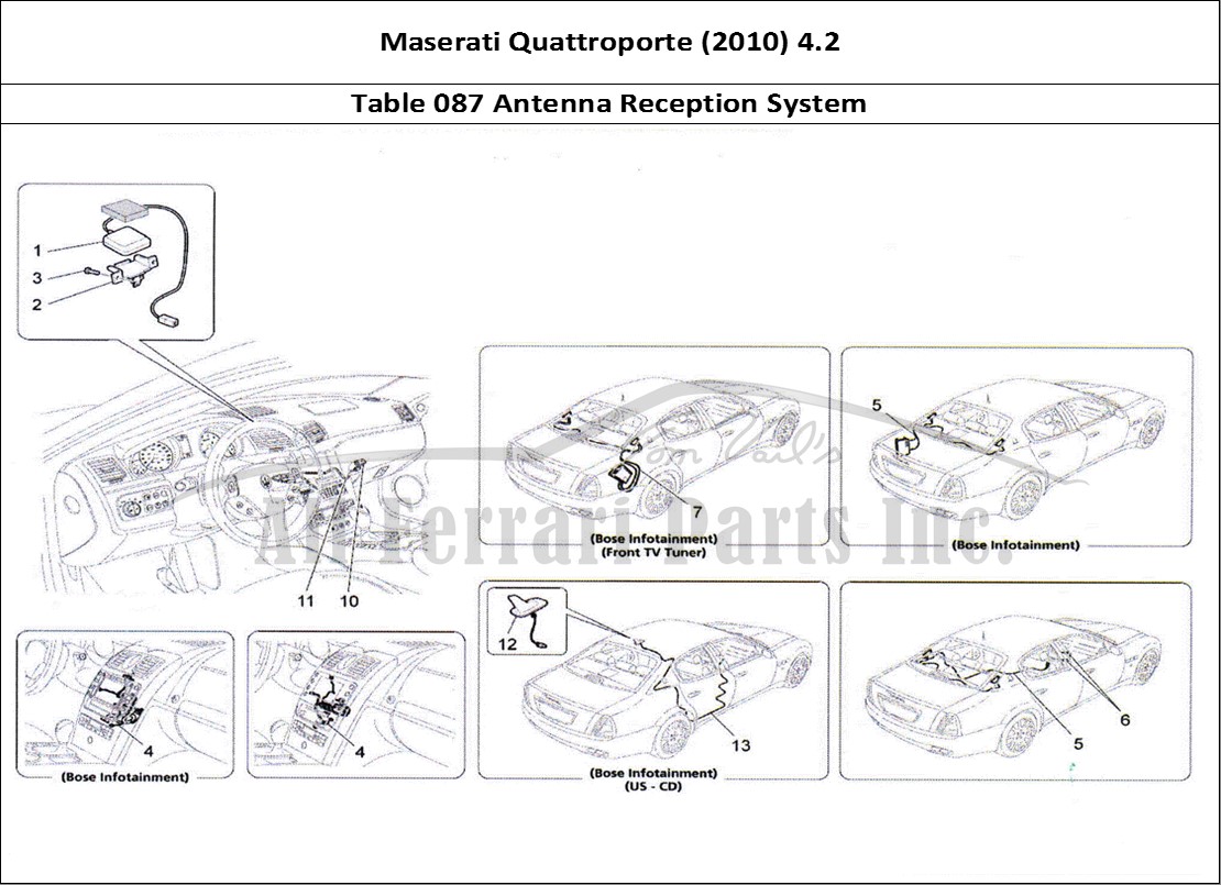 Ferrari Parts Maserati QTP. (2010) 4.2 Page 087 Reception and Connection