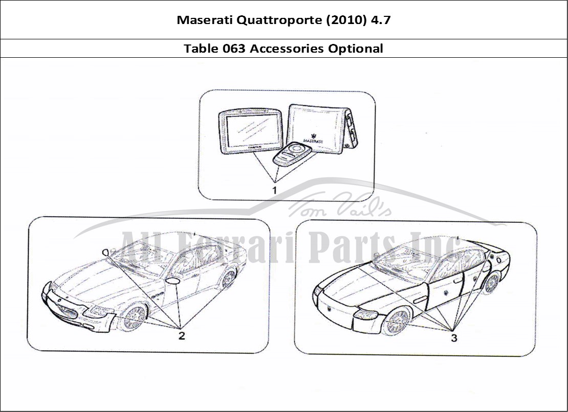 Ferrari Parts Maserati QTP. (2010) 4.7 Page 063 After Market Accessories