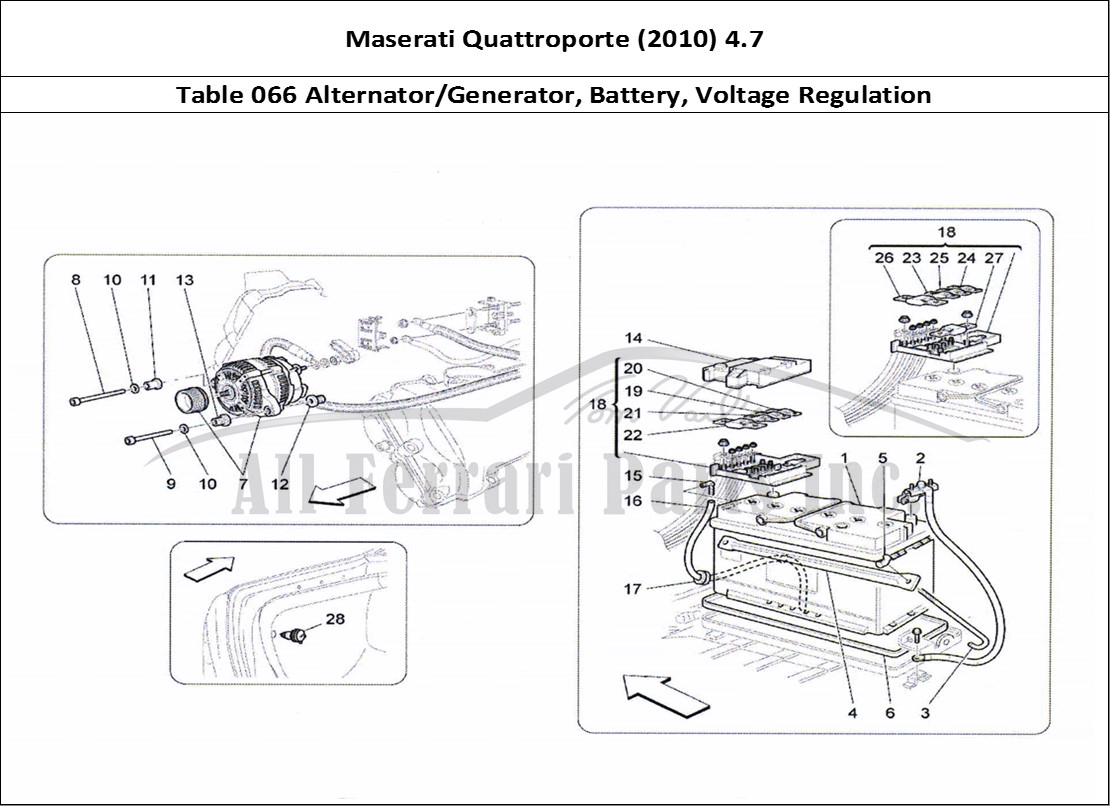 Ferrari Parts Maserati QTP. (2010) 4.7 Page 066 Energy Generation And Acc
