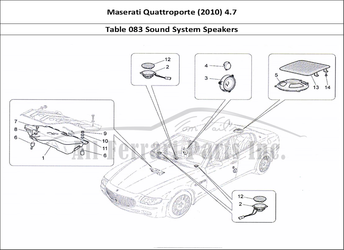 Ferrari Parts Maserati QTP. (2010) 4.7 Page 083 Sound Diffusion System