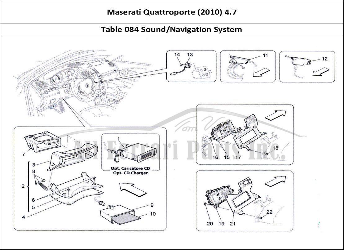 Ferrari Parts Maserati QTP. (2010) 4.7 Page 084 It System