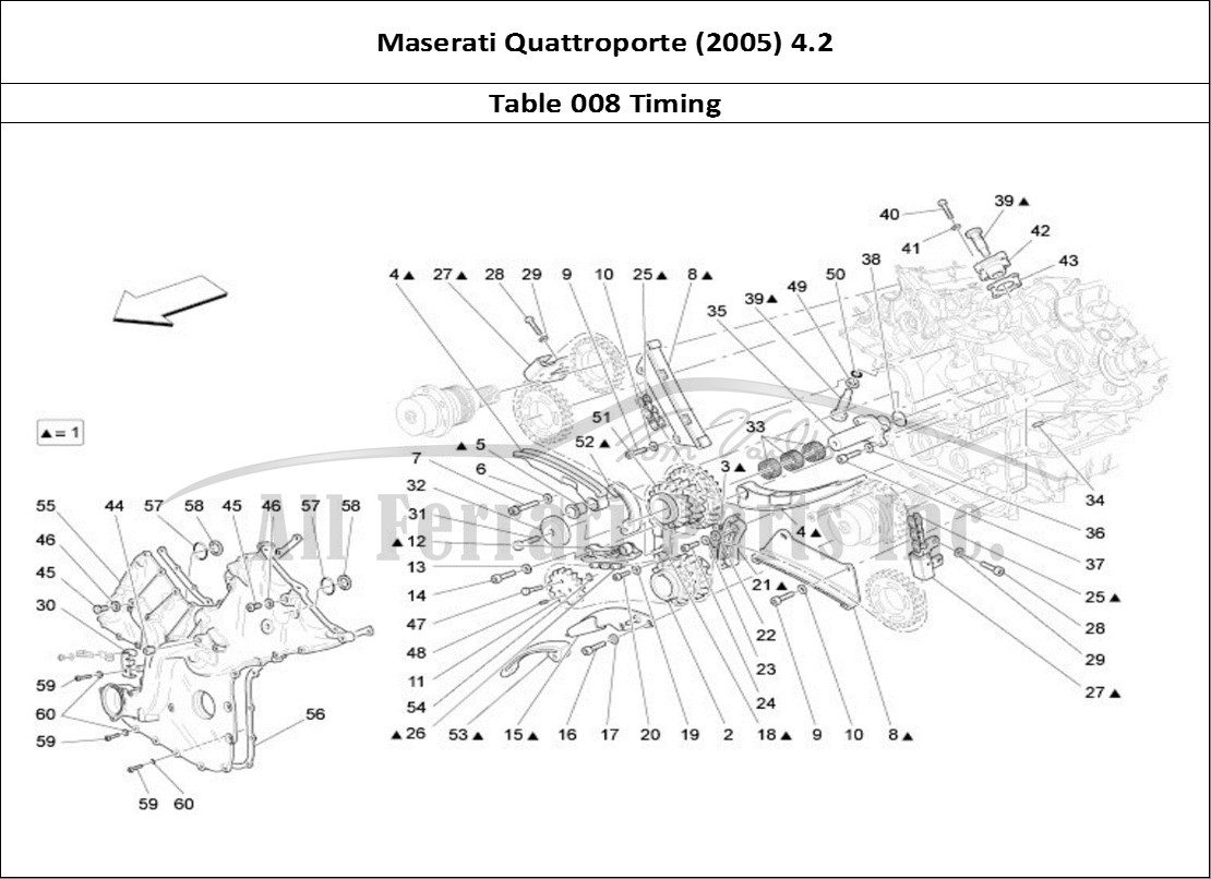 Ferrari Parts Maserati QTP. (2005) 4.2 Page 008 Timing