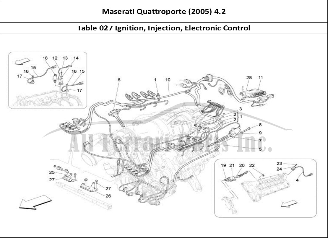 Ferrari Parts Maserati QTP. (2005) 4.2 Page 027 Electronic Control: Inje
