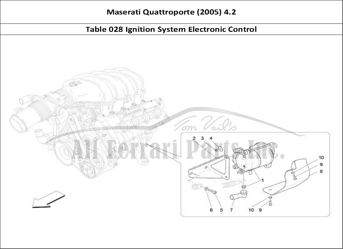 Ferrari Parts Maserati QTP. (2005) 4.2 Page 028 Electronic Control: Engi