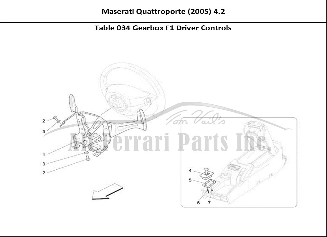 Ferrari Parts Maserati QTP. (2005) 4.2 Page 034 Driver Controls For F1 G