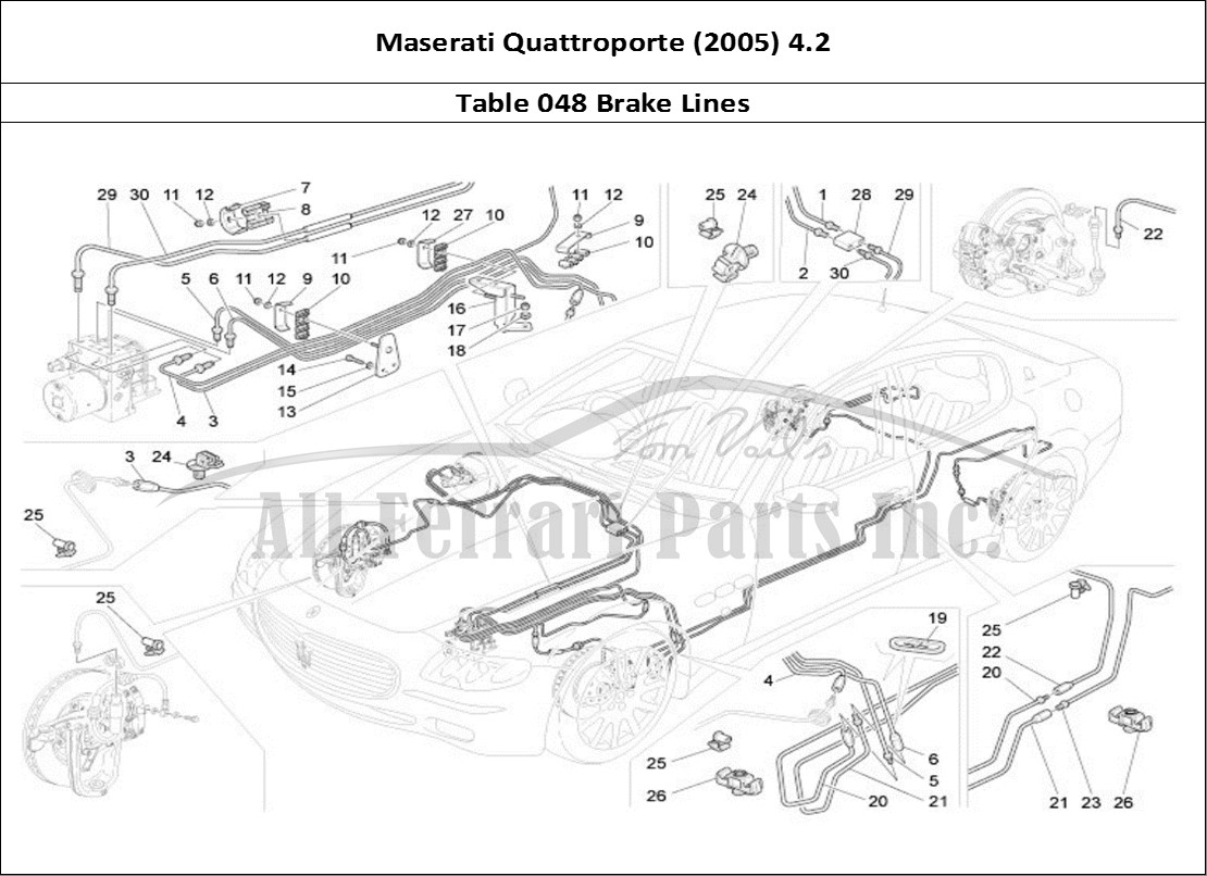 Ferrari Parts Maserati QTP. (2005) 4.2 Page 048 Lines