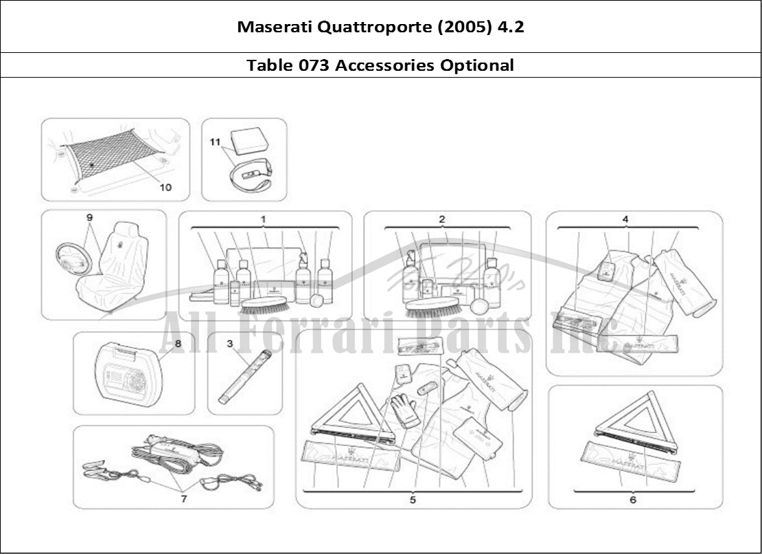 Ferrari Parts Maserati QTP. (2005) 4.2 Page 073 After Market Accessories