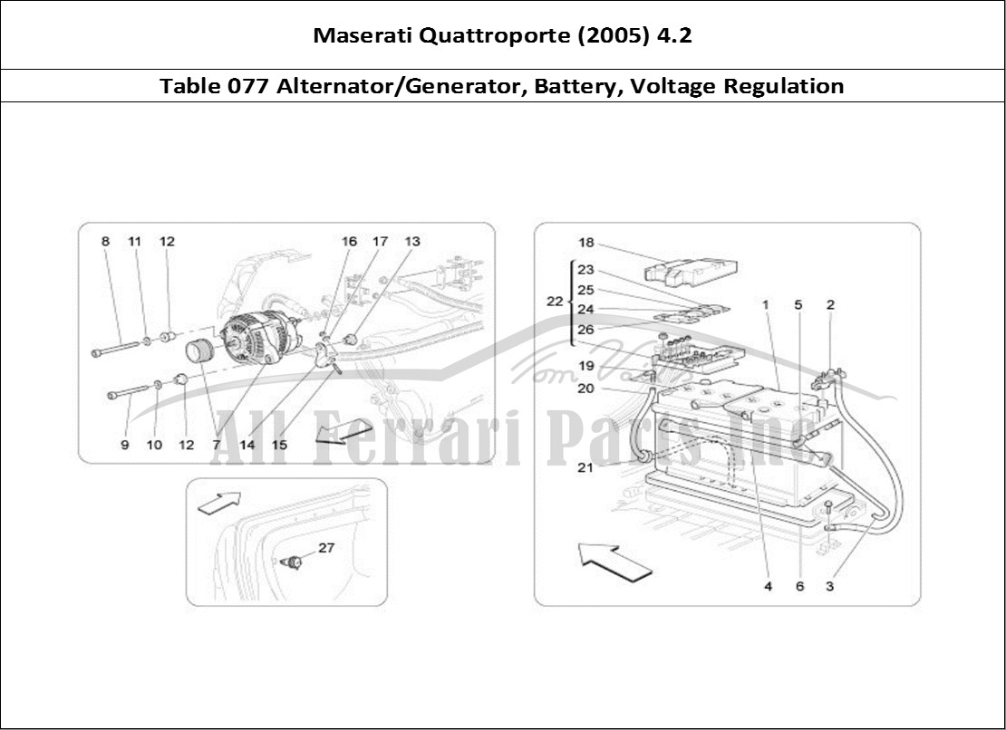 Ferrari Parts Maserati QTP. (2005) 4.2 Page 077 Energy Generation And Ac