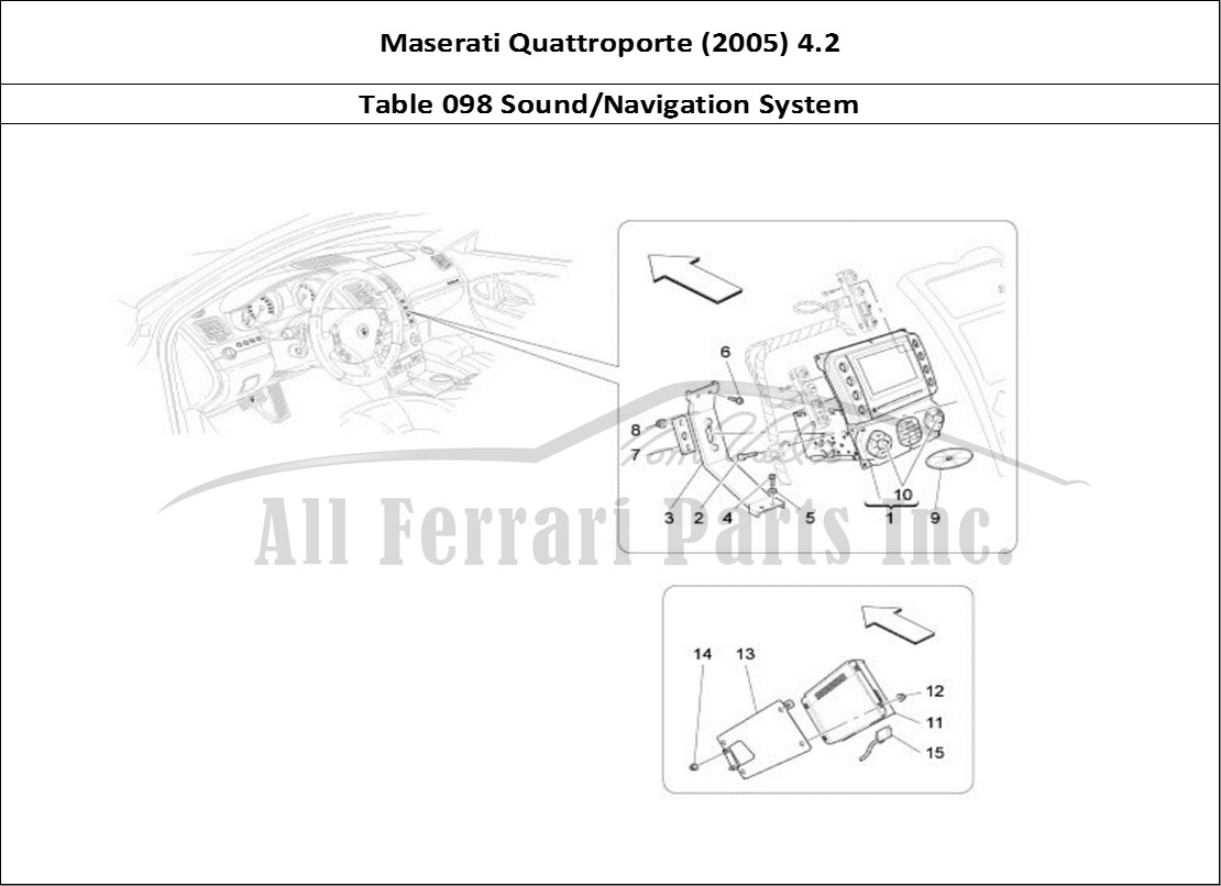 Ferrari Parts Maserati QTP. (2005) 4.2 Page 098 It System