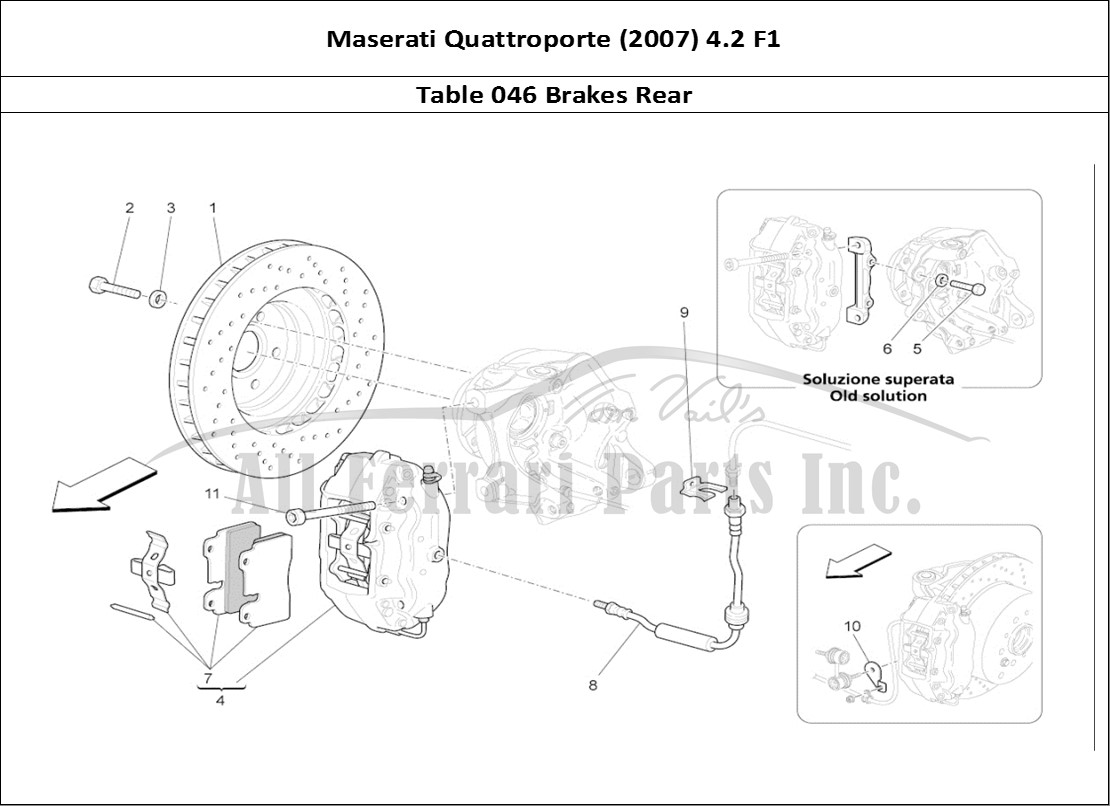 Ferrari Parts Maserati QTP. (2007) 4.2 F1 Page 046 Braking Devices On Rear
