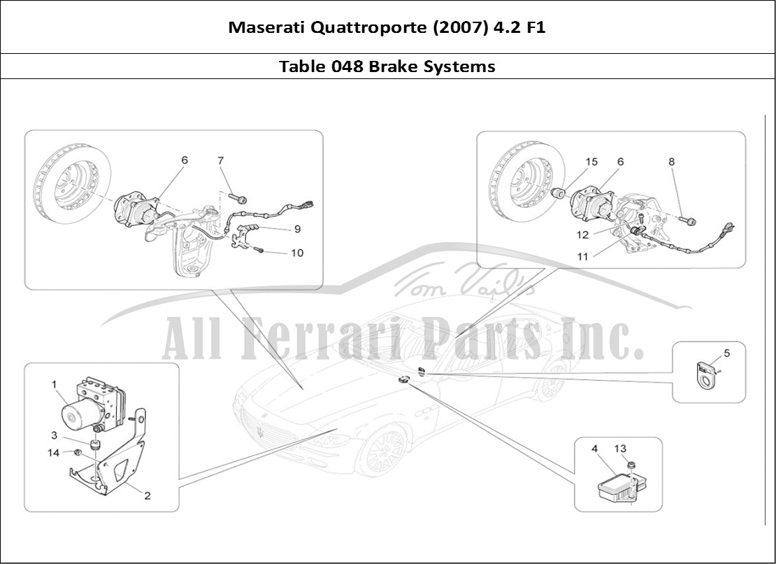 Ferrari Parts Maserati QTP. (2007) 4.2 F1 Page 048 Braking Control Systems
