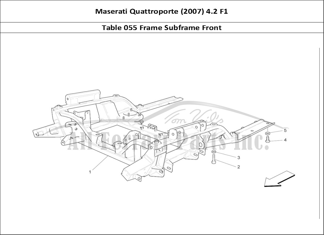 Ferrari Parts Maserati QTP. (2007) 4.2 F1 Page 055 Front Underchassis