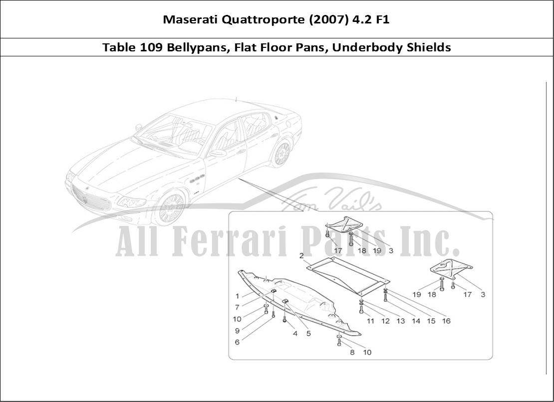Ferrari Parts Maserati QTP. (2007) 4.2 F1 Page 109 Underbody And Underfloor
