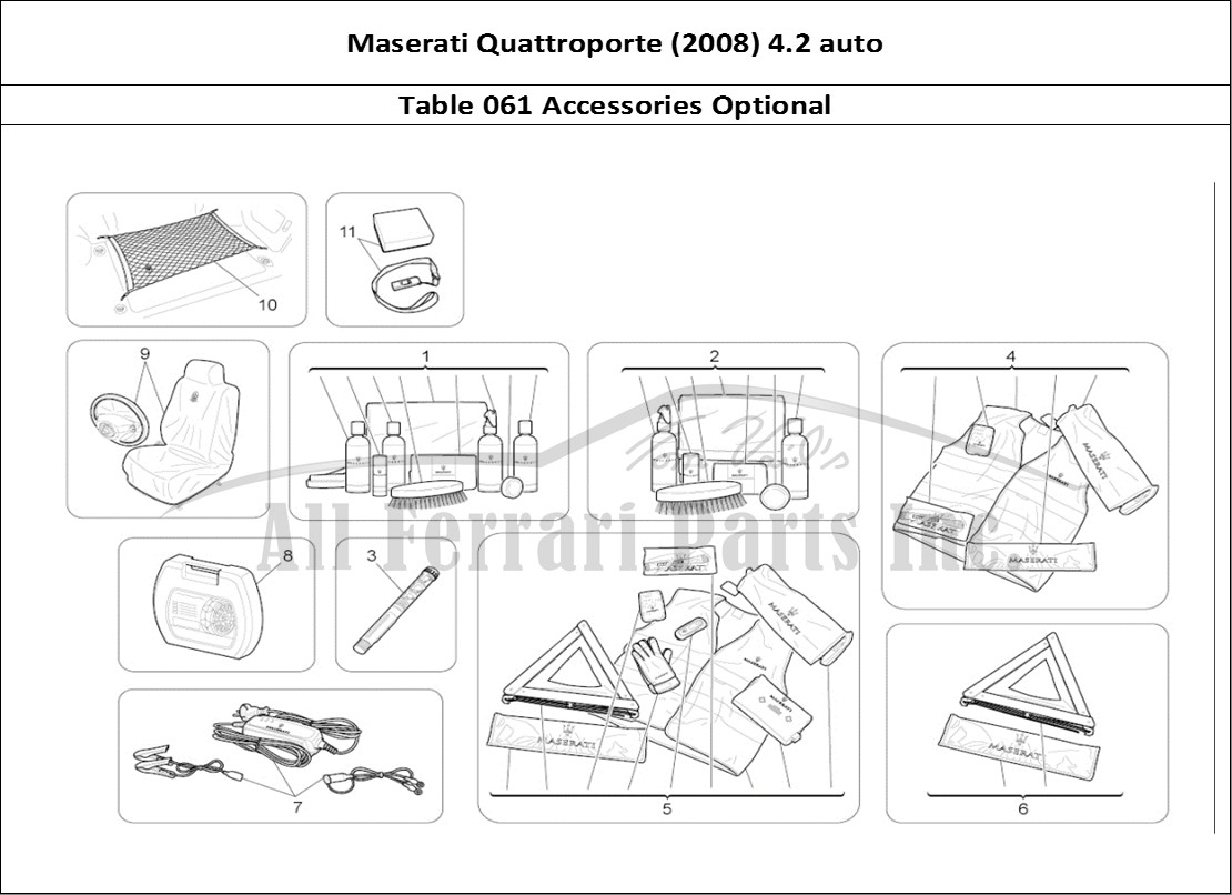 Ferrari Parts Maserati QTP. (2008) 4.2 auto Page 061 After Market Accessories