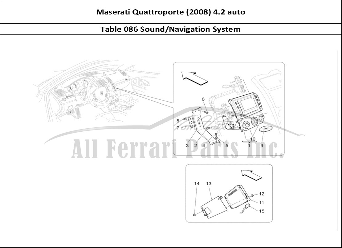 Ferrari Parts Maserati QTP. (2008) 4.2 auto Page 086 It System